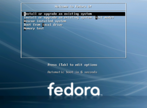  Upgrade systému Fedora 