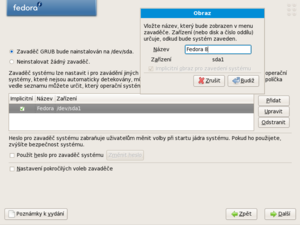  Nastavení zavaděče GRUB 