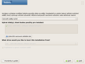  Vlastní rozdělení disku 