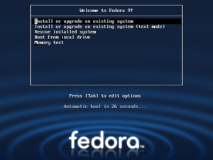  Upgrade systému Fedora 