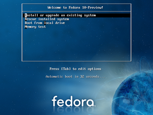  Upgrade systému Fedora 